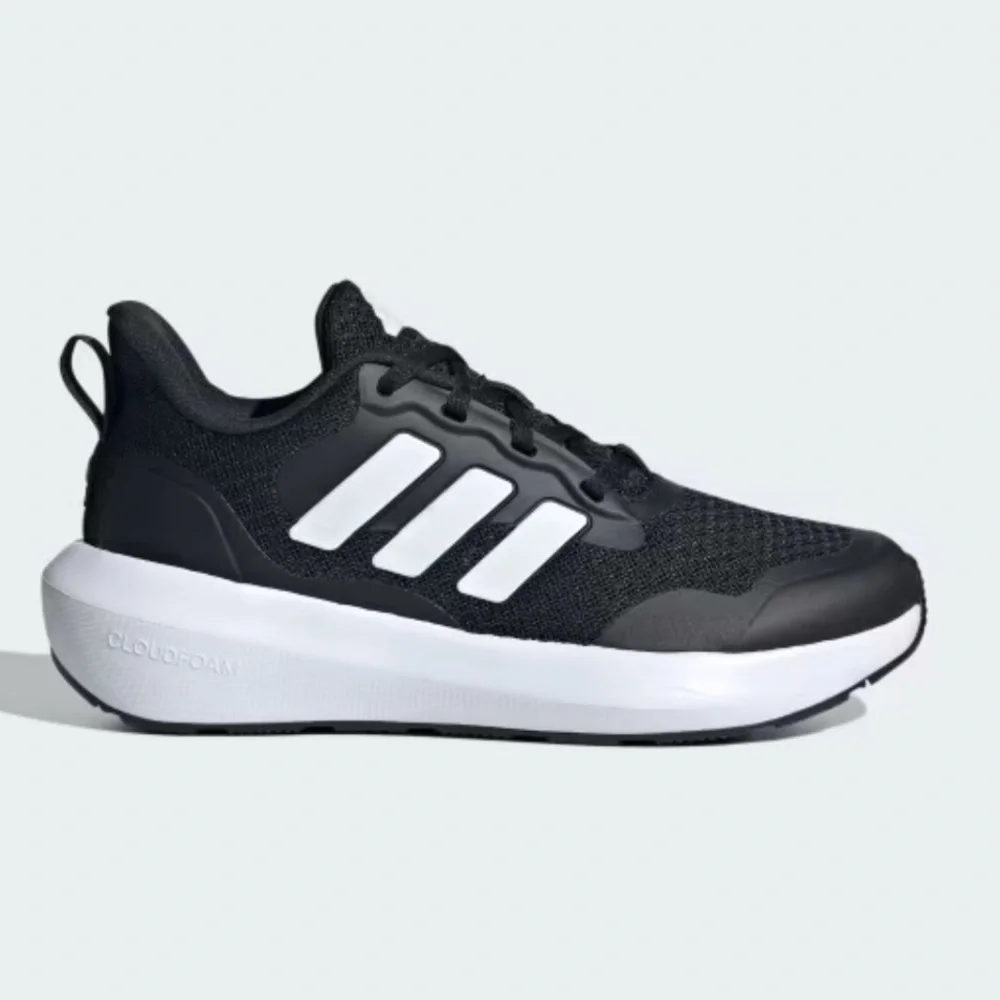 Adidas Fortarun 2.0 Black White Kids/Womens Athletic Shoes Cloudfoam SZ …